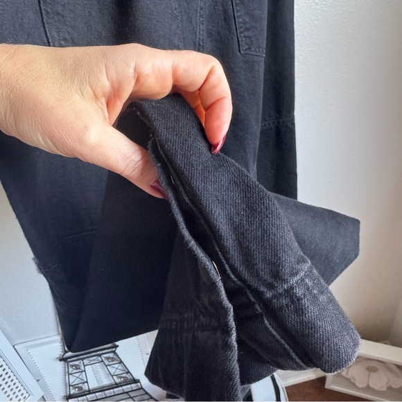 NWT Free People Benji Relaxed Wide Leg Jeans Dark Denim Sz 28 - Picture 10 of 10